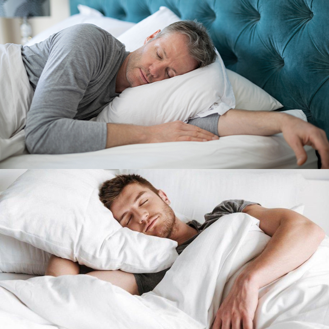 عکس حالت خوابیدن با دست زیر سر